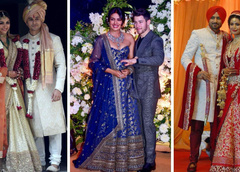 Роскошь Болливуда: 15 идеальных свадебных нарядов индийских звезд