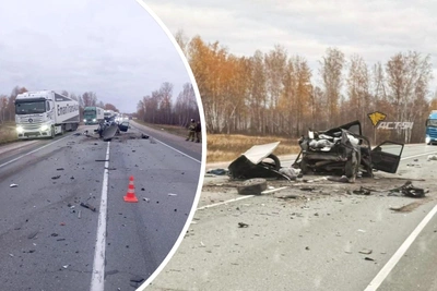 Водитель ВАЗа погиб в ДТП с двумя грузовиками