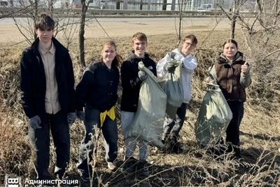 Благовещенские волонтеры поддерживают акцию «Город берегу»
