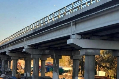 На Северном обходе открыли мост через Хомутино