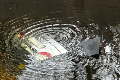 BMW утонул в Обводном канале в Кронштадте