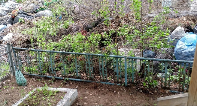Пройти между могилами невозможно | Источник: Татьяна Давыдович/ Омск ВК/ vk.com