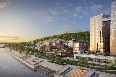 Черниговская набережная в Нижнем Новгороде после мегаблагоустройства