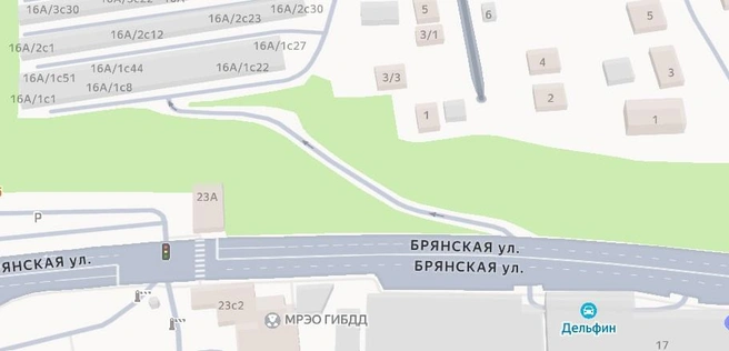 Проезд закроют до весны | Источник: yandex.ru/maps