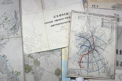 Планы метро Петербурга: от 1930-х до наших дней