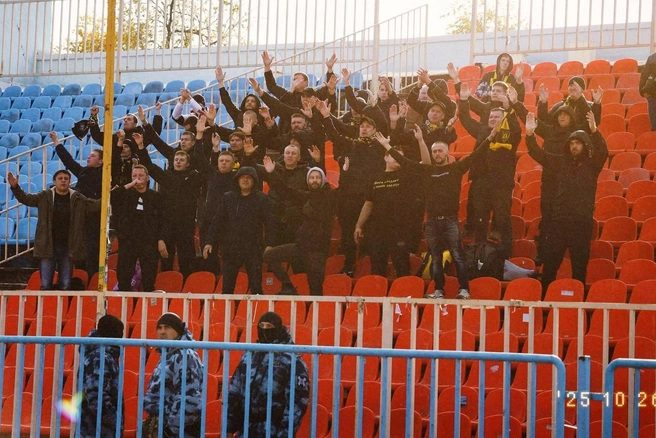 Ульяновские болельщики | Источник: https://t.me/SimbirskUltras