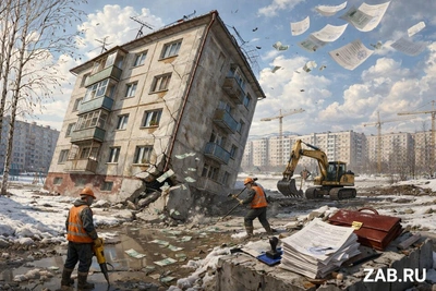 Аварийный дом в Чите снесут за 47,6 млн рублей