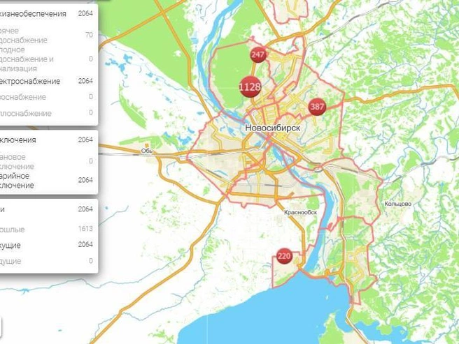 Множество домов остались без света после грозы. | Источник: «Мой Новосибирск»