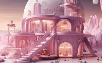 Тест: выберите оттенок розового, а нейросеть нарисует ваш дом в мире Барби