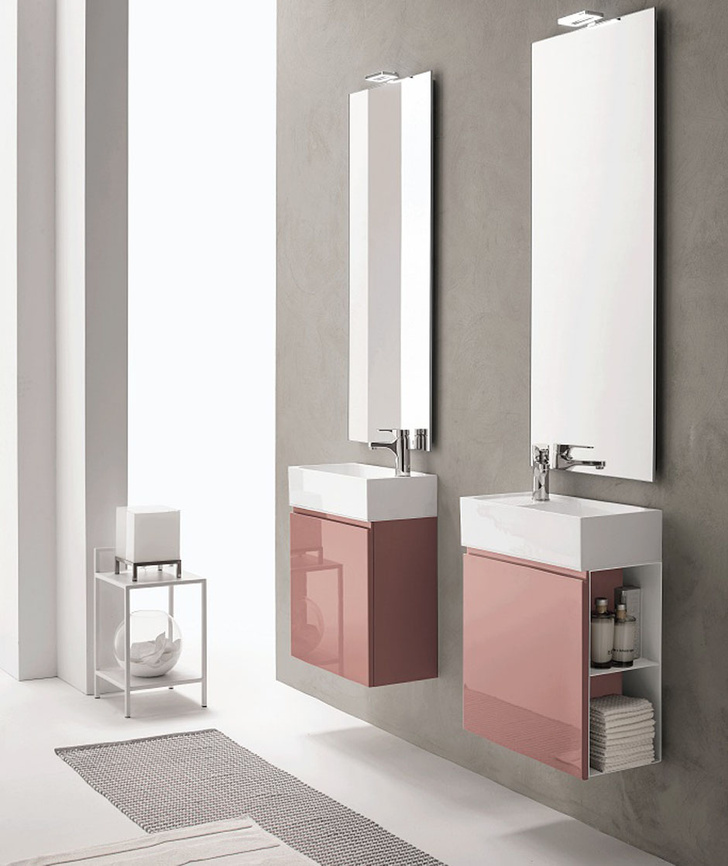 Тренд: Оттенки розового и пудры в интерьере ванной