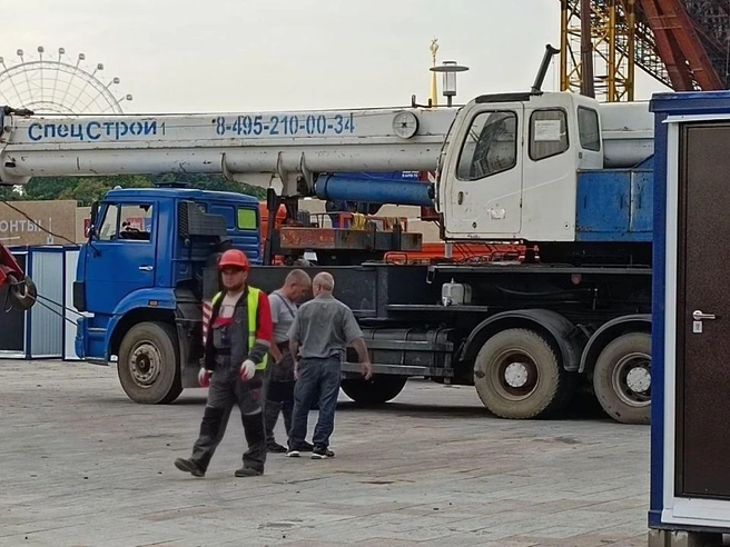Монорельс начали демонтировать | Источник: Анастасия Харитонова / MSK1.RU