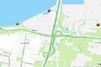 На путепроводе КАД через Краснофлотское шоссе оставят одну полосу