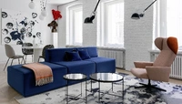 Форма цвета: квартира 90 м² на Патриарших прудах