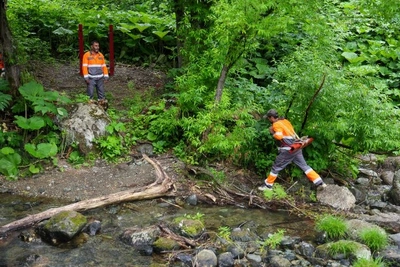 Экотропу к водопаду Айхор обустраивают без тяжелой техники