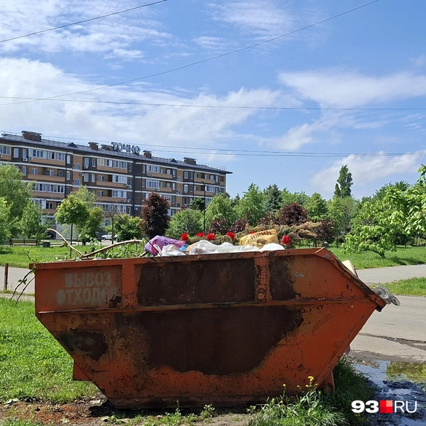 Мусора почти нет, но крупные отходы застаиваются | Источник: Дарья Паращенко / 93.RU
