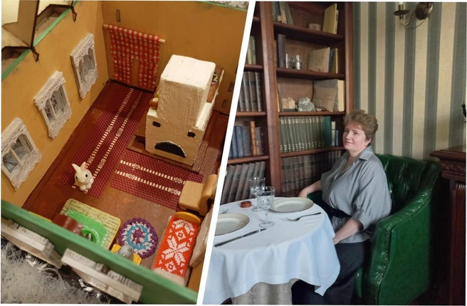 Хобби мастерицы началось с создания таких мини-комнат | Источник: Людмила Кудряшова