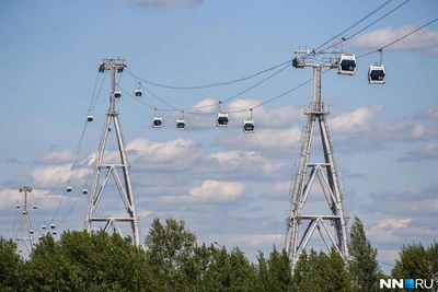 Канатную дорогу в Нижнем Новгороде начали комплексно ремонтировать