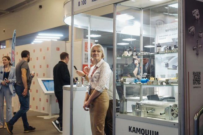 «Камоцци» производит пневмоаппаратуру и пневмооборудование, пневмосистемы и пневмоавтоматику. Один из мировых лидеров в области промышленной пневматики | Источник: фото предоставлено организатором выставки «Промышленный салон»