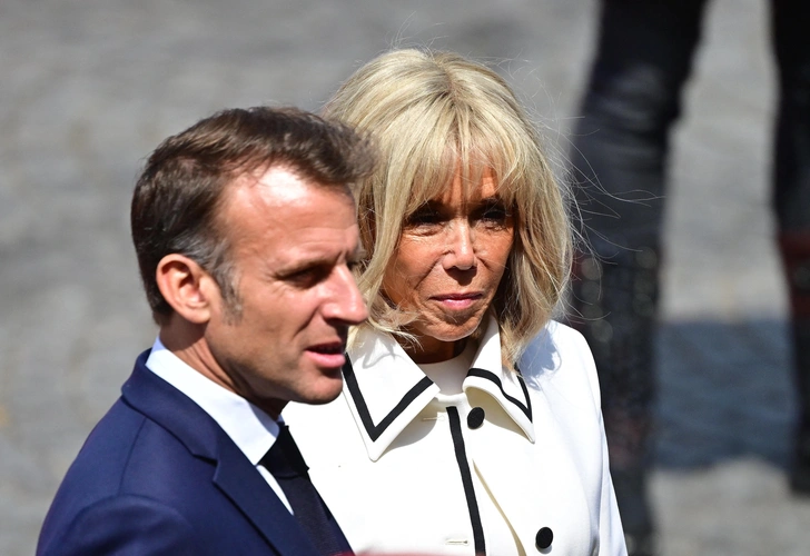 Брижит и Эммануэль Макрон  | Источник: AFP Photo / Stephanie Branchu 