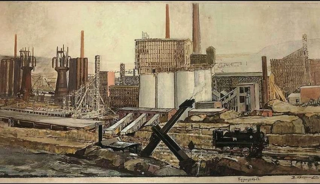 Уже весной 1932 года здесь был получен первый чугун | Источник: nk-tv.com