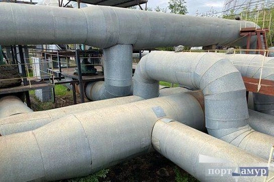 Ремонт тепломагистрали северо-западного района Благовещенска
