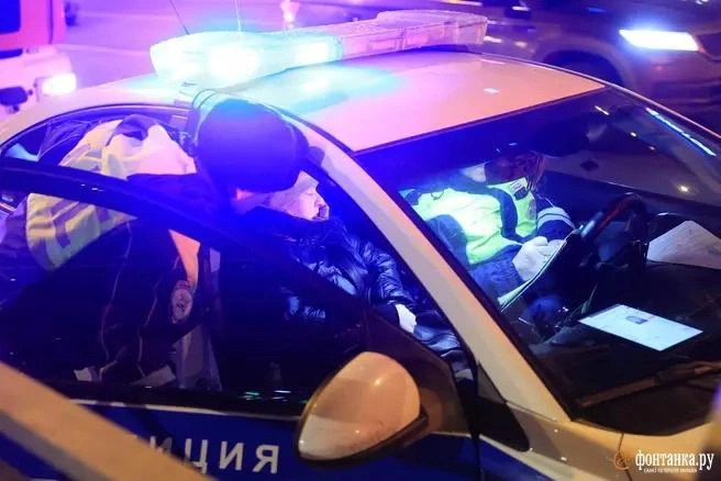 Мужчину доставили в отдел | Источник: Сергей Михайличенко/ Фонтанка