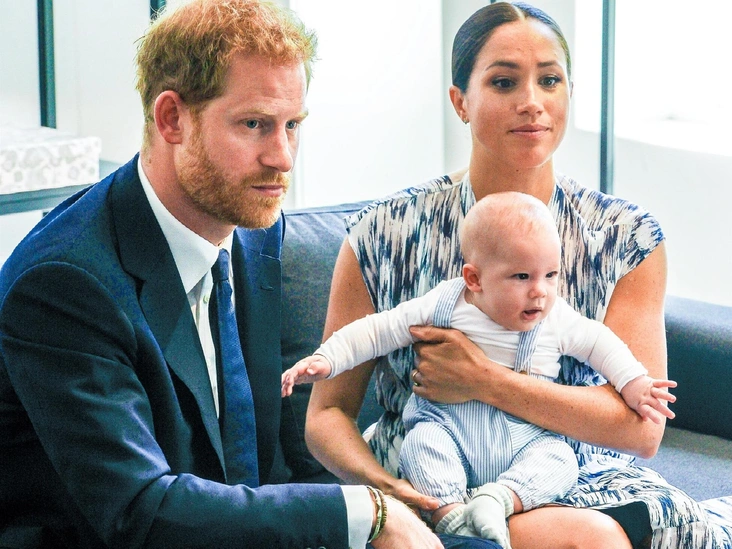 Меган и Гарри с принцем Арчи в 2019 году