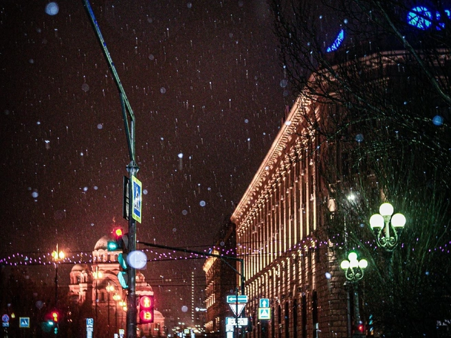 Снежная погода создаёт условия для фотографических прогулок. | Источник: Дмитрий Доценков
