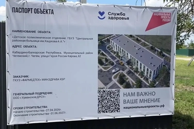 В Чегеме началось строительство детской поликлиники