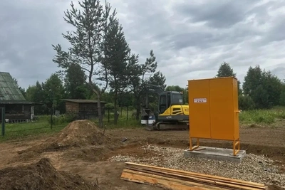 В Юхновском округе газифицируют деревню Устиновка