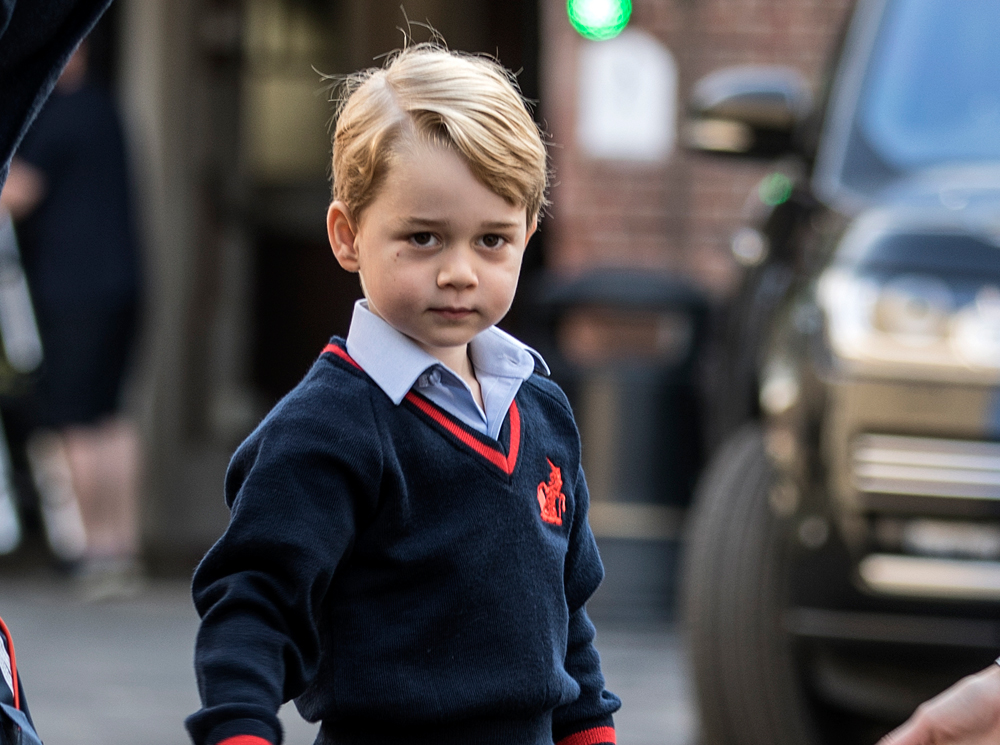 Принц Джордж в свой первый день в школе, 8 сентября 2017 года | marieclaire.ru