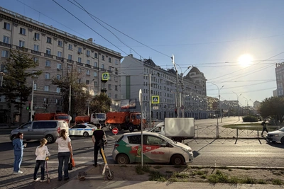 В центре Новосибирска перекрыли дороги из-за полумарафона