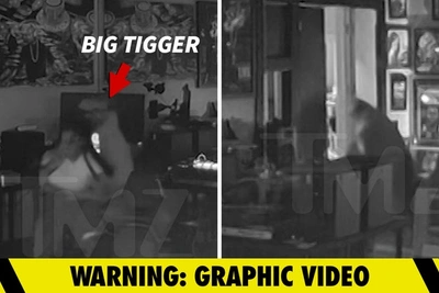 Видео с камеры зафиксировало предполагаемое нападение Big Tigger на жену