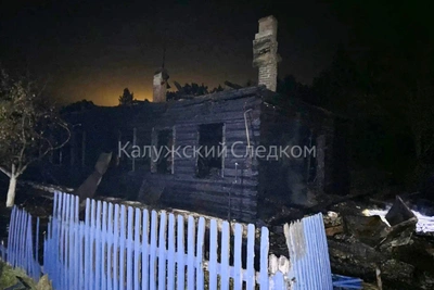 Женщина погибла при пожаре в Людиновском районе