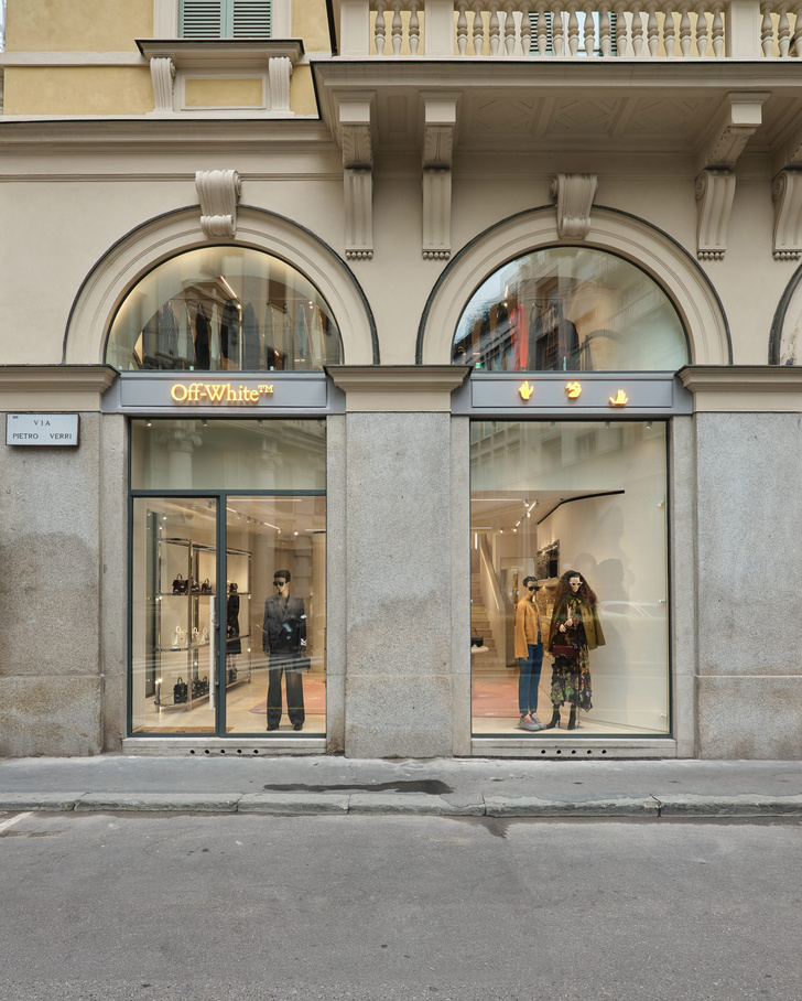 Первый бутик Off-White в Милане