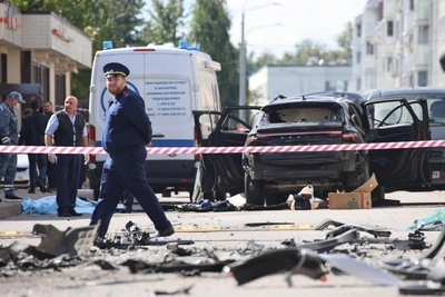 Взрыв на Колпинском шоссе: оцепление и разрушения