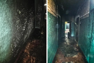 Пожар в Новодвинске: пенсионерку спасли, возможен поджог