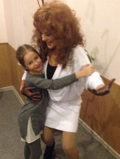 Юлия Началова с дочкой Верой