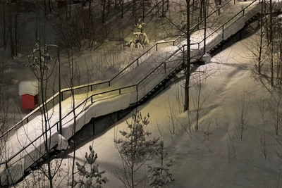 Снегопады в Перми: как выглядит экотропа на Егошихе