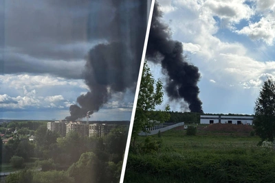 Что известно о пожаре на мебельном складе возле Шереметьево