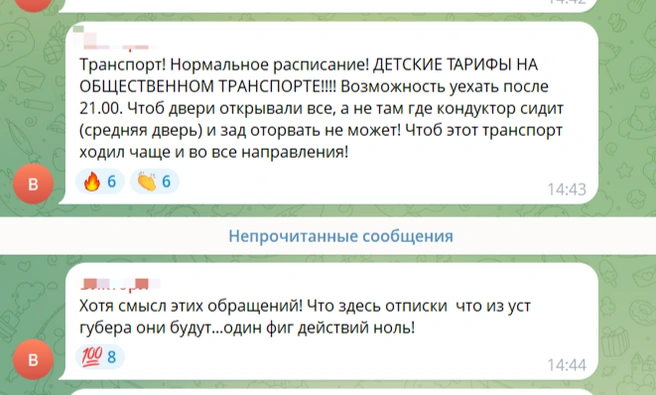 «Действий&nbsp;— ноль», считает горожанка | Источник: Евгений Солнцев / t.me
