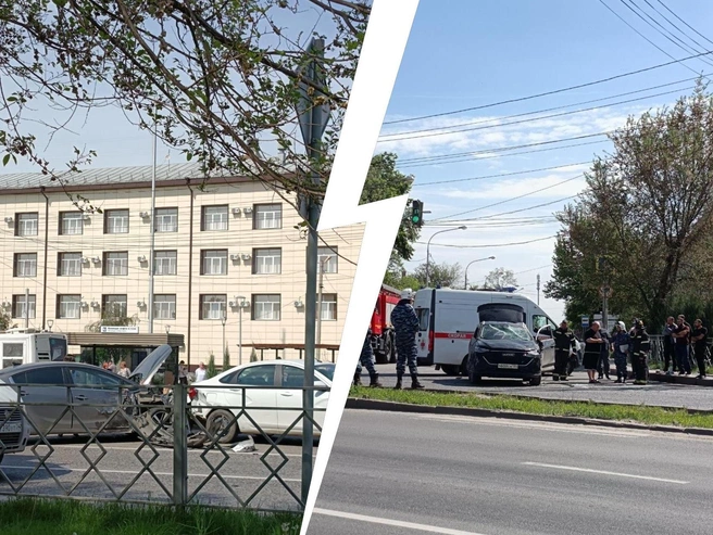 На месте ДТП работают экстренные службы | Источник: читатели V1.RU