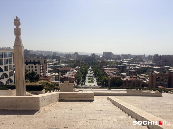 Вид на Ереван с «Каскада» | Источник: Анна Грицевич / SOCHI1.RU