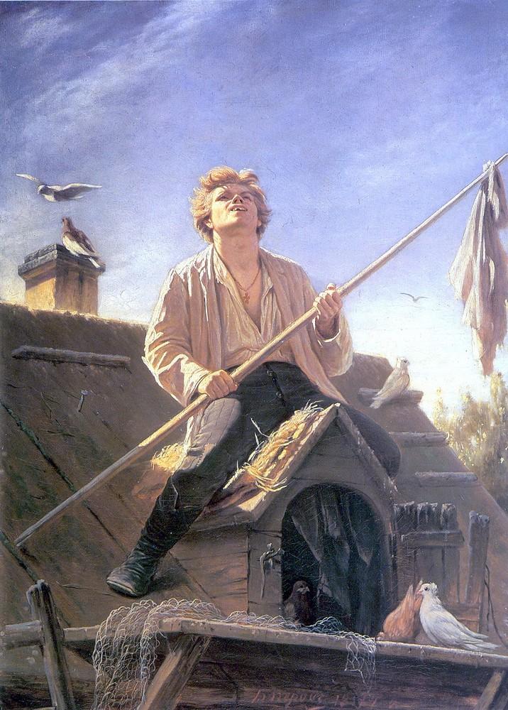 Василий Перов, «Голубятник», 1874 г. | Источник: Ktomy.media