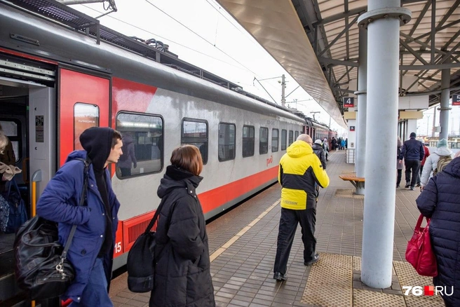 В Ярославской области задерживаются два поезда | Источник: Кирилл Поверинов / 76.RU