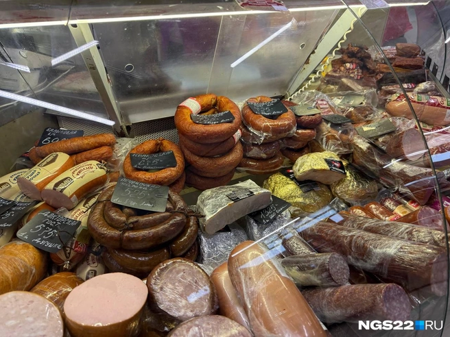 Цены на мясную продукцию | Источник: Полина Шевчукова / NGS22.RU