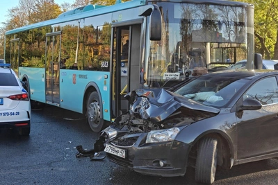 Массовое ДТП с автобусом в Красном Селе