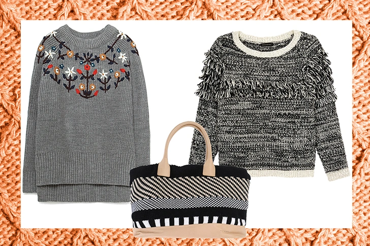 Пуловер, Zara; сумка, Stefanel; пуловер, Banana Republic. | thegirl.ru
