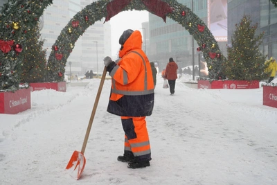 Москву ожидает снегопад с метелью и сильным ветром