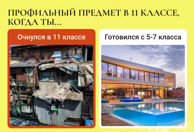 Тотальный разрыв в уровне подготовки, возникающий к выпускному классу, за один учебный год уже не преодолеть | Источник: Ирина Калмыкова
